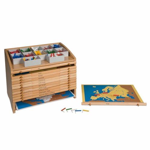 Montessori/Nienhuis Aardrijkskundekast Europa, Boeken, Schoolboeken, Verzenden