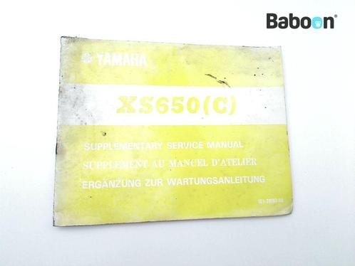 Instructie Boek Yamaha XS 650 1977-1979 (XS650), Motoren, Onderdelen | Yamaha, Gebruikt, Verzenden