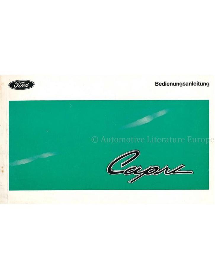 1969 FORD CAPRI INSTRUCTIEBOEKJE | SERVICEBOEKJE DUITS, Autos : Divers, Modes d'emploi & Notices d'utilisation