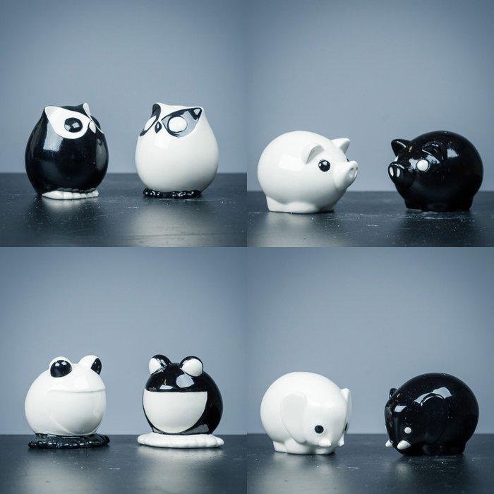 Figurine - - La menagerie de table - 12 setjes peper en zout, Antiek en Kunst, Kunst | Designobjecten