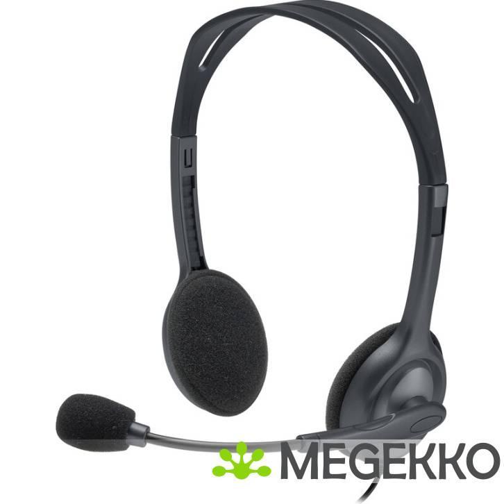 Logitech H111 Bedraad Grijs, Computers en Software, Overige Computers en Software, Nieuw, Verzenden