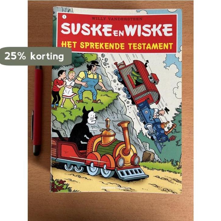 Suske en Wiske 09 het sprekende Testament a-5 uitgave, Boeken, Overige Boeken, Gelezen, Verzenden