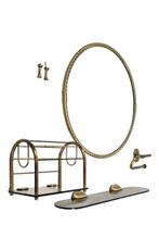 Miroir  - Laiton, Verre, miroir de salle de bains design
