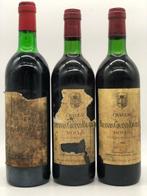 Dual-vintage lot of 3 x Chateau Branas Grand Poujeaux, Mo..., Verzamelen, Ophalen of Verzenden, Nieuw, Frankrijk, Rode wijn