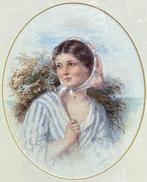 James Drummond (1816-1877) - A portrait of a girl fern