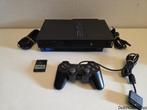 Playstation 2 / PS2 - Console - Fat Black + FreeMcBoot + HDD, Verzenden, Gebruikt