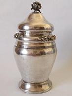MUÑOZ GARRIDO - Pot à biscuits - Plaqué argent alpaca - Pot
