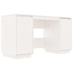 Bureau Massief Hout Wit | Tweede Kansje | OP = OP, Huis en Inrichting, Verzenden, Nieuw, Bureau