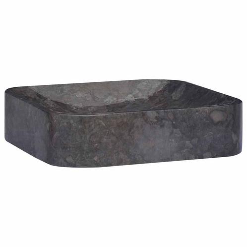 vidaXL Gootsteen 40x40x10 cm marmer zwart, Doe-het-zelf en Bouw, Sanitair, Nieuw, Verzenden
