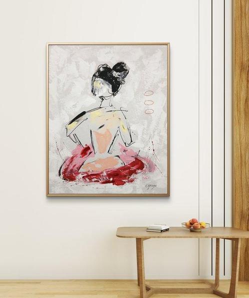 CARDUSU - POSE DE MUJER II, Antiek en Kunst, Kunst | Schilderijen | Modern