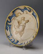 Naar Raphael (Loggia Vaticaan) - Plat - Faïence - Dieu crée, Antiek en Kunst