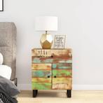 vidaXL Nachtkastje 50x33x60 cm massief gerecycled hout en, Huis en Inrichting, Verzenden, Nieuw