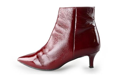 Manfield Enkellaarzen in maat 38 Rood | 5% extra korting, Kleding | Dames, Schoenen, Rood, Gedragen, Lage of Enkellaarzen, Verzenden