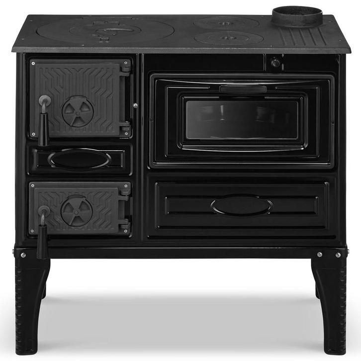 Houtkachel 10.7kW | Retour Deal | 50% Korting!, Huis en Inrichting, Kachels, Houtkachel, Hout, Nieuw, Vrijstaand, Verzenden