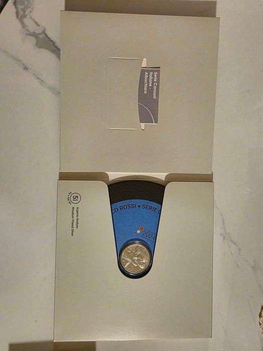 Italië. 5 Euro 2024 Alba Chiara - Vasco Rossi (Zonder, Timbres & Monnaies, Monnaies | Europe | Monnaies euro