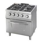 Heavy Duty cuisinière - 4 brûleurs - unité double -, Articles professionnels, Verzenden, Cuisinière, Friteuse et Grils