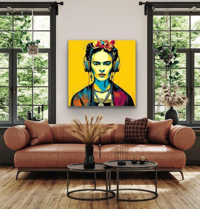 ERIC BRUMETTE - DJ FRIDA KAHLO SAVED MY LIFE - Toile L, Antiek en Kunst, Kunst | Designobjecten