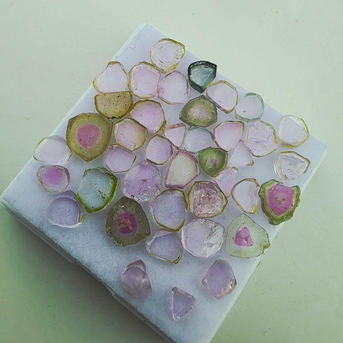 Tourmaline) Plakken- 6 g, Collections, Minéraux & Fossiles