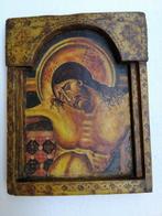 Icône - Christ mourant - Bois - Peint à la main - 27 x 34 cm