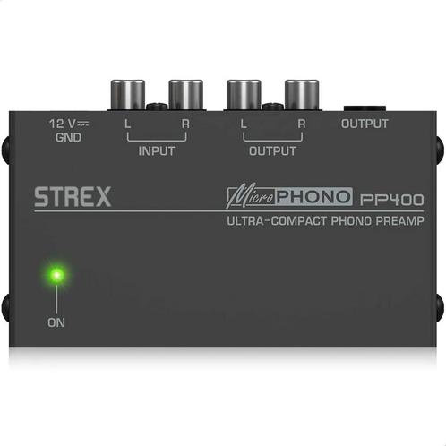 Strex Compacte Phono Voorversterker met RIAA correctie -, TV, Hi-fi & Vidéo, Amplificateurs & Ampli-syntoniseurs, Envoi