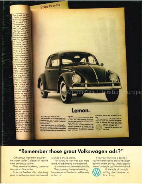REMEMBER THOSE GREAT VOLKSWAGEN ADS ?, Boeken, Auto's | Boeken, Ophalen of Verzenden