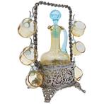 Service à liqueur - Cristal, Étain, Antiek en Kunst