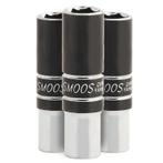 Smoos Losse dop 20 mm extra lang met 3/8 opname - 3 stuks -, Doe-het-zelf en Bouw, Ophalen of Verzenden, Nieuw