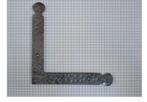 Hoekijzer gesmeed, ijzer blank gelakt, Doe-het-zelf en Bouw, Nieuw, Overige materialen, Klink of Kruk