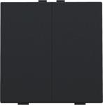 Niko Home Control Bouton Poussoir Double Noir Revêtu -, Verzenden