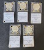 Italië. 100 Lire - 500 Lire 1985 -1987- 1988 (5 monedas)