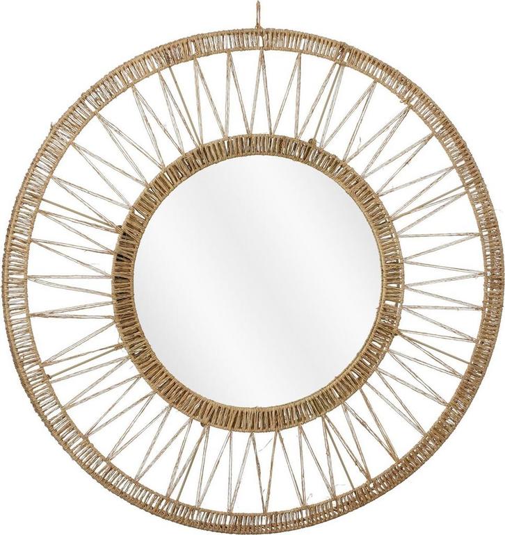 2dekans | Mica Decorations Ludy Wandspiegel - H5 x Ø70 cm -, Huis en Inrichting, Woonaccessoires | Overige, Ophalen of Verzenden