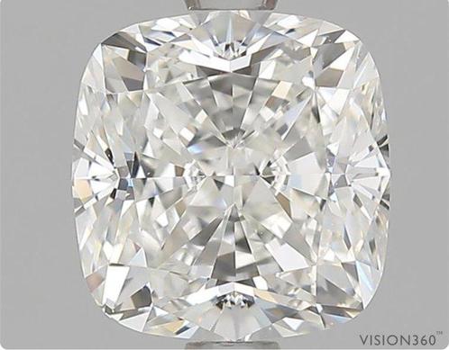 1 pcs Diamant  (Natuurlijk)  - 2.06 ct - Cushion - G - VVS2, Handtassen en Accessoires, Edelstenen