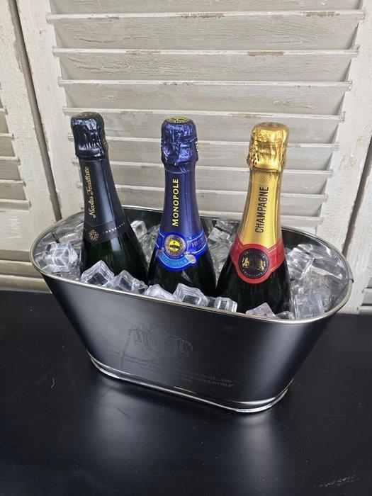 Wijnkoeler - Aluminium, Antiquités & Art, Antiquités | Meubles | Tables