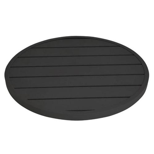 Tafelblad | Aluminium (Zwart) | In-/Outdoor | Voorgeboord |, Zakelijke goederen, Horeca | Keukenapparatuur, Nieuw in verpakking
