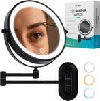 2dekans | Mirlux Make-Up Spiegel met LED Verlichting – 20 cm, Huis en Inrichting, Woonaccessoires | Spiegels, Ophalen of Verzenden