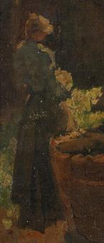 Willem Hendrik van der Nat (1864–1929) - Bloemkoolmeisjes, Antiek en Kunst, Kunst | Schilderijen | Klassiek