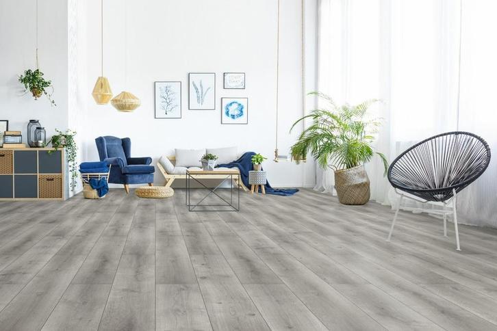 Classen 52356 laminaat Eiken lichtgrijs 190x1200, Bricolage & Construction, Planches & Dalles, Enlèvement ou Envoi