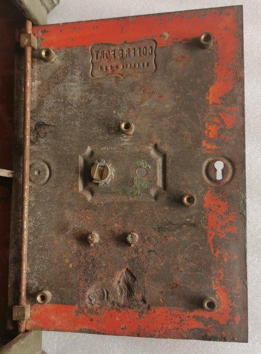 Coffre Fort - Cadre - Fer, Antiquités & Art, Antiquités | Autres Antiquités