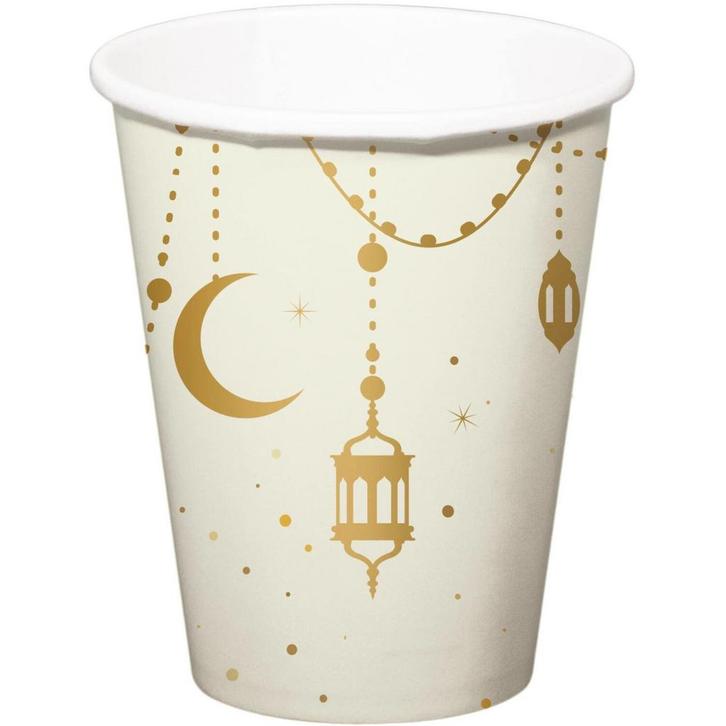Ramadan Bekers 250ml 8st, Hobby en Vrije tijd, Feestartikelen, Nieuw, Verzenden