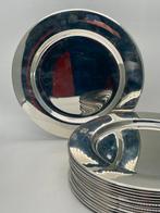 Onderbord (10) - Verzilverd, Antiek en Kunst