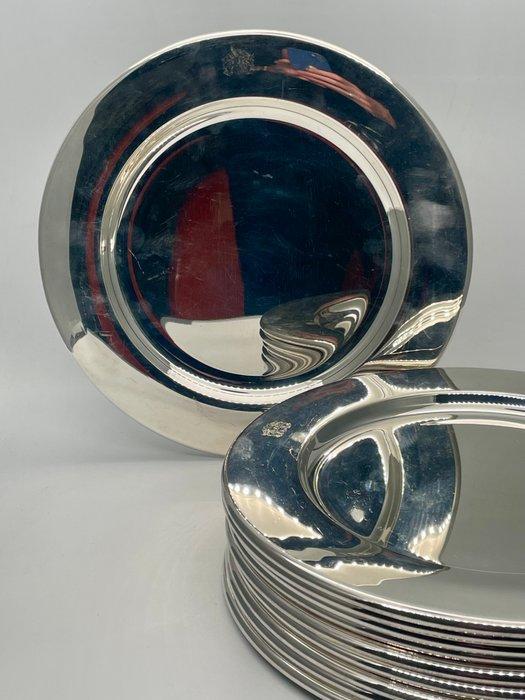 Onderbord (10) - Verzilverd, Antiek en Kunst, Antiek | Meubels | Tafels