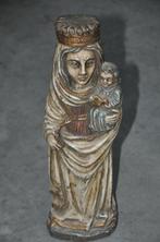 Beeld, Maagd met Kind - 36 cm - Zandsteen, Antiek en Kunst