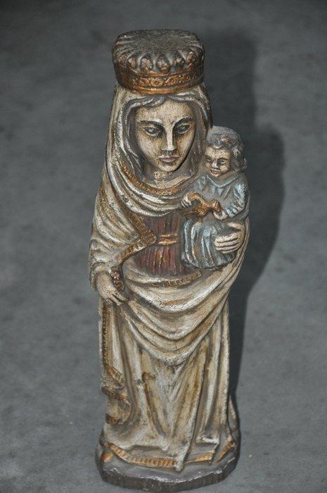 Beeld, Maagd met Kind - 36 cm - Zandsteen, Antiek en Kunst, Antiek | Boeken en Manuscripten