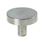 Meubelknop Jolie Lune 40 mm oud zilver, Nieuw, Overige materialen, Klink of Kruk