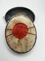 Reliekhouder - Brons, Gouden cartiglio, Glas - 20e eeuw - Ex