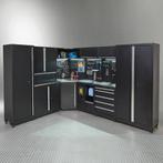 Datona Werkplaatsinrichting PREMIUM met RVS werkblad 560 cm, Doe-het-zelf en Bouw, Werkbanken, Ophalen of Verzenden, Nieuw