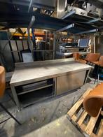 RVS tafel met schuifdeur - 70x200x85 lxbxh, Ophalen of Verzenden, Nieuw in verpakking