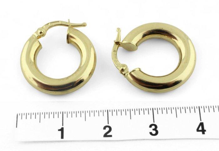 Hoepel oorbellen - 18 karaat Geel goud, Handtassen en Accessoires, Antieke sieraden