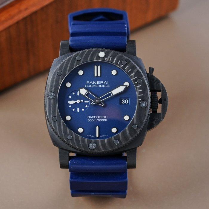 Panerai - Submersible Quarantaquattro Carbotech - PAM01232 -, Handtassen en Accessoires, Horloges | Heren