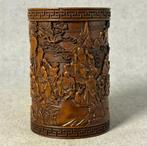 Bruhspot “de achttien Arhat’s) - Buxushout - China - Eind, Antiek en Kunst